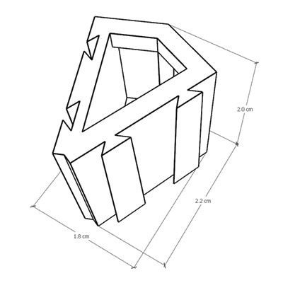 Truss 45 degree elbow (20pcs / group)